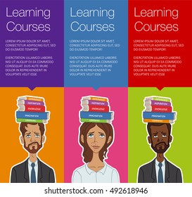 Poster design for event, online course, training, workshop. Banner design of ideas. Head ideas of layout for event, training. Design ideas for hackathon event. Design layour for event, training.