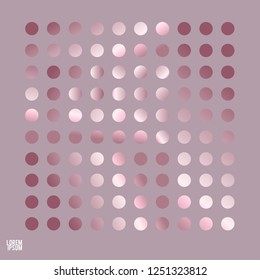 Poster design with gradient circle on the light background calm pastel pink color
