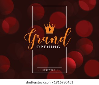 poster design for grand opening ceremony