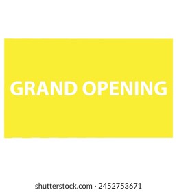 Poster design. Grand opening shop, colorful display illustration