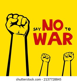 poster design graphic of not war illustration vector for protest graphic element