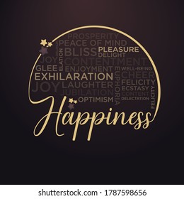 Diseño de afiches con el tema de la felicidad