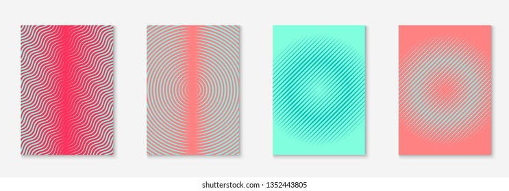 Poster design modern. Minimalistic banner, wallpaper, booklet, certificate concept. Pink and turquoise. Poster design modern with minimalist geometric lines and shapes.