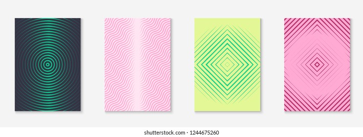 Poster design modern. Simple banner, patent, journal, wallpaper concept. Yellow and pink. Poster design modern with minimalist geometric lines and shapes.