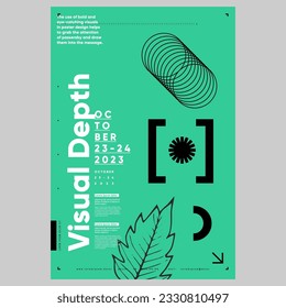 Diseño de afiches de estilo moderno. Diseño de afiches de tipografía abstracta.  Cartel, volante. Fondo abstracto vectorial moderno. Plantilla de diseño de portada. Diseño de afiches de partido. Obra de arte creativa. 