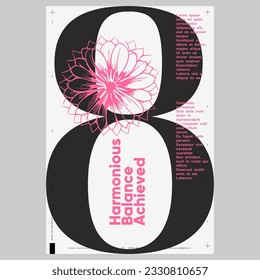 Poster design in modern style. Creative vector template. Book cover design modern. Event poster design. Marketing event banner template. Brochure template layout. Typography design.