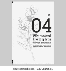 Poster design in modern style. Creative vector template. Book cover design modern. Event poster design. Marketing event banner template. Brochure template layout. Typography design.