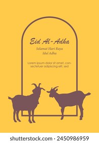 Poster-Design für muslimische Feiern Eid Mubarak