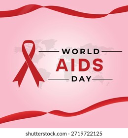 Projeto de cartaz que promove a conscientização mundial para o hiv. Ideal para campanhas, mídias sociais e recursos educacionais.