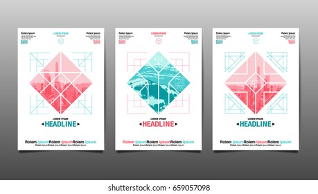Poster Design Template,  Abstract Background, presentation, vector Illustration