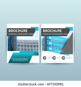 Poster design template, Brochure cover for publication, infographic and other materials