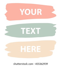 Poster design template. Vector illustration.