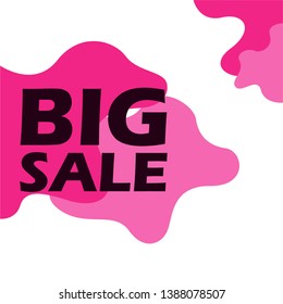 The poster design that reads Big Sale is very suitable for the sale and marketing of your store. Vector EPS 10.