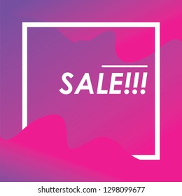 The poster design that reads Sale is very suitable for the sale and marketing of your store. Vector EPS 10.