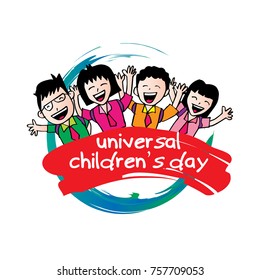Poster design for Universal children's day