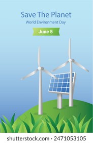 Poster design for world environment day celebration