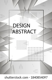 Poster design.Banner or cover template with an elegant  abstract background . Vector