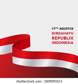 Poster designed to celebrate Indonesia's Independence Day.
