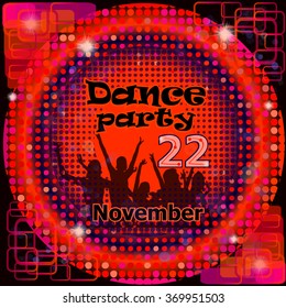 poster discos. Vector