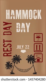 Poster for event Hammock Day - Rest Day