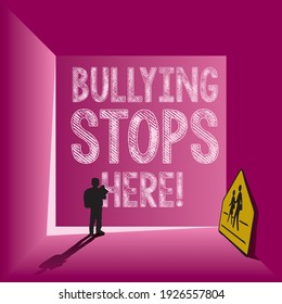 Poster For The February Pink Day Event. Bullying Stops Here