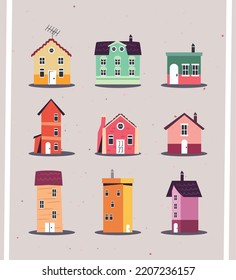 Plakat für Wohnhäuser