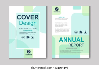 poster flyer Blue pastel color. brochure cover design layout space for photo background, vector illustration template in A4 size, frame on paper page