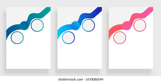 poster flyer brochure cover design layout space for photo background, vector illustration template in A4 size