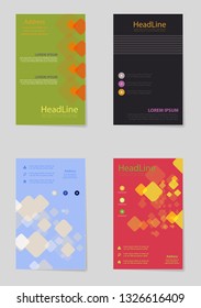 poster flyer pamphlet brochure cover design layout space for photo background, vector illustration template in A4 size