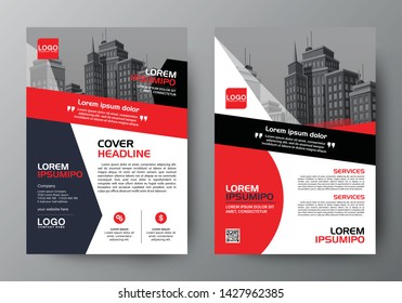 poster flyer pamphlet brochure cover design layout space for photo background, template in A4 size, Annual Report, modern publication poster magazine, Leaflet cover presentation - vector illustration
