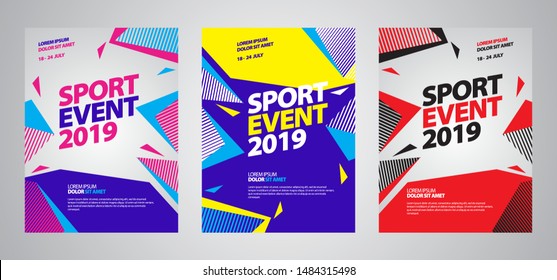 Poster flyer pamphlet brochure cover design layout space for event.