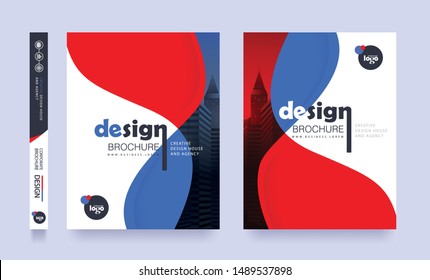 poster flyer pamphlet brochure cover design layout space for photo background, vector template in A4 size