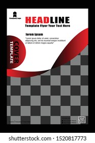 Poster flyer pamphlet brochure cover design layout space for photo background. Design template vector