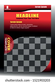 Poster flyer pamphlet brochure cover design layout space for photo background. Design template vector