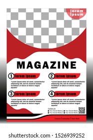 Poster flyer pamphlet brochure cover design layout space for photo background. Corporate business annual report  catalog  magazine  flyer mockup.