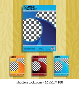 Poster flyer pamphlet brochure cover design layout space for photo background. Design template vector
