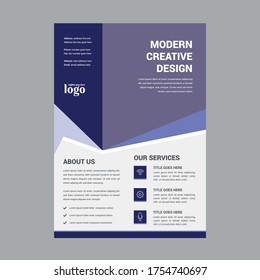 poster flyer pamphlet brochure cover design layout space for photo background, vector template template in A4 size