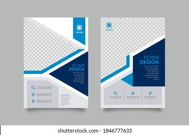 poster flyer pamphlet brochure cover design layout space for photo background, vector illustration template in A4 size