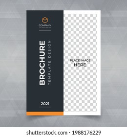 poster flyer pamphlet brochure cover design layout space for text and photo background, vector illustration template in A4 size
