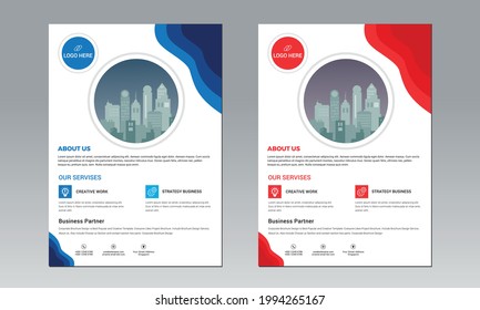 Poster flyer pamphlet brochure cover design layout space for photo background, vector illustration template in A4 size.