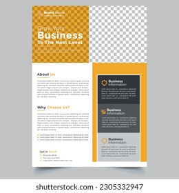 Poster flyer pamphlet brochure cover design layout space for photo background, vector illustration template in A4 size