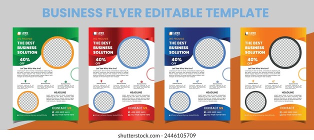 poster flyer pamphlet brochure cover design layout space for photo background, vector illustration template in A4 size