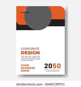 Folheto de panfleto de folheto de folheto de capa espaço de layout de design para plano de fundo da foto, modelo de ilustração vetorial em tamanho A4	