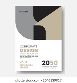Folheto de panfleto de folheto de folheto de capa espaço de layout de design para plano de fundo da foto, modelo de ilustração vetorial em tamanho A4	