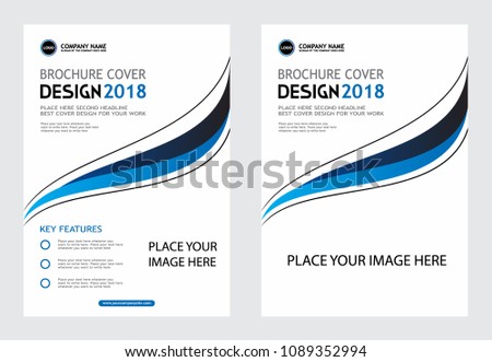 poster flyer pamphlet brochure cover design layout space for photo background, vector illustration template in A4 size