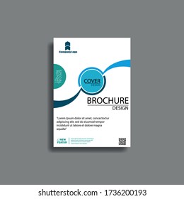 Poster flyer pamphlet brochure elegant. Design template Vector