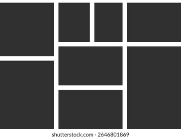 Poster frame mockup. stock illustration