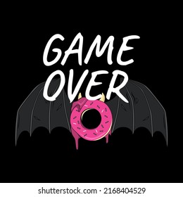 juego de afiches en fondo oscuro