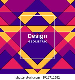 Afiche de arte geométrico minimalista con formas y figuras simples. Resumen de diseño de patrones vectoriales en estilo escandinavo para páginas de aterrizaje, carteles, carteles, impresiones de tela, fondos de escritorio