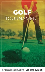 Poster for golf club tournament